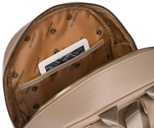 Pojemny plecak damski ze skóry ekologicznej