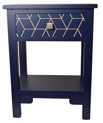 Szafka z jedną szufladą granatowa