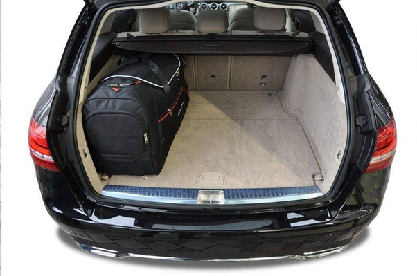 MERCEDES-BENZ C KOMBI 2014+ TORBY DO BAGAŻNIKA 4 SZT KJUST