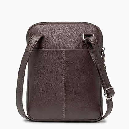 Torba na ramię skórzana PUCCINI COMO CO2924 2 Brązowa