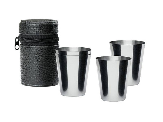 Zestaw kieliszków CHEERS 30 ml - 4 szt. Srebrny