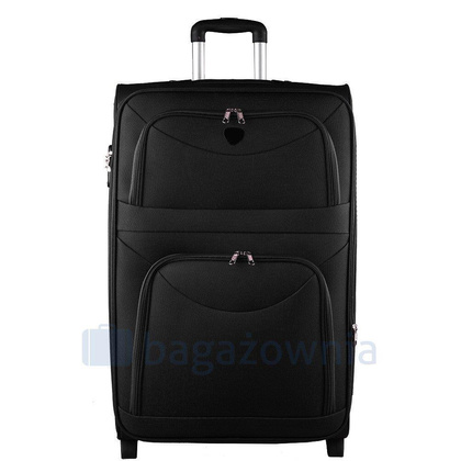 Duża walizka WINGS 6802 L Czarna