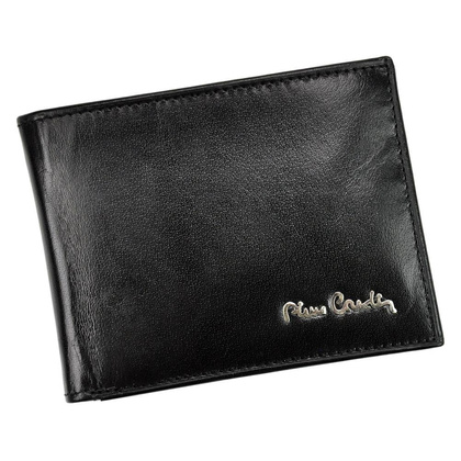 Portfel męski skórzany PIERRE CARDIN YS520.1 88061 RFID Czarny