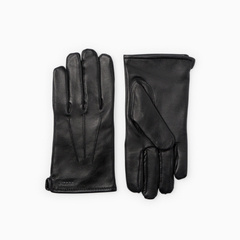 Rękawiczki męskie skórzane PUCCINI M103(9) L 1 Czarne