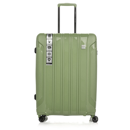 Duża walizka SwissBags Tourist 75 cm zielony