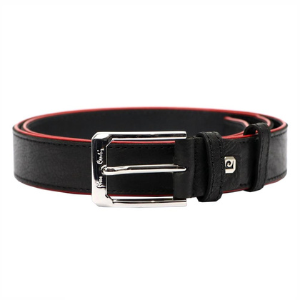 Pasek skórzany męski Pierre Cardin GF 9033 Czarny