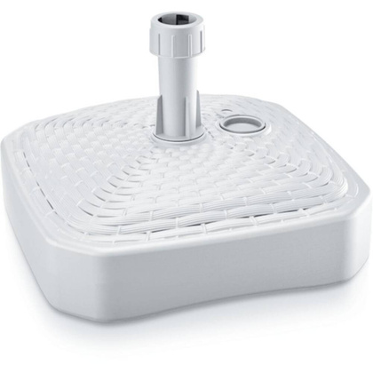 PODSTAWA DO PARASOLA KWADRATOWA UMBRELLA BASE RATAN BIAŁY