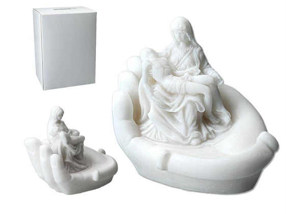 Pieta na dłoni 395-0469 Biały