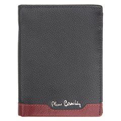 Portfel męski skórzany PIERRE CARDIN TILAK37 326 RFID Czarno Niebieski