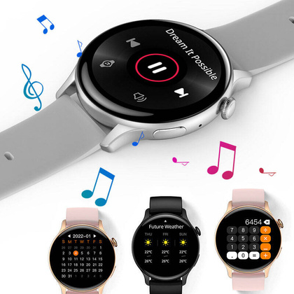 SMARTWATCH DAMSKI Rubicon RNCF10 - TRYBY SPORTOWE, MONITOR SNU (sr055b)