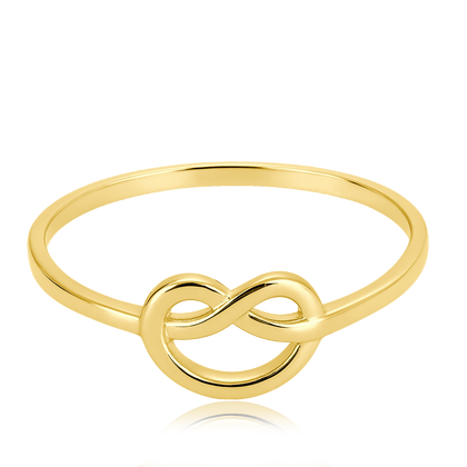 MINET Delikatny złoty pierścionek Au 585/1000 rozm. 15 - 1,25g