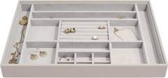 Szkatułka na biżuterię Stackers 16 komorowa supersize taupe