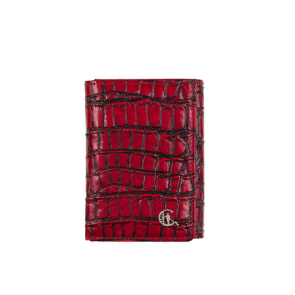 Czerwony portfel damski Canaletto croco PD1135s96 RFID