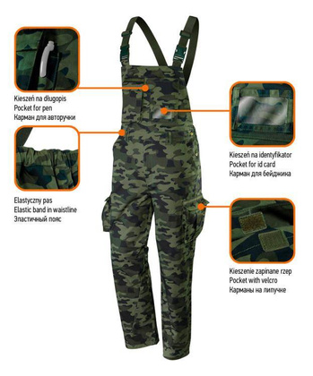 OGRODNICZKI ROBOCZE CAMO L