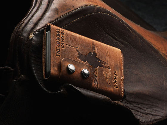 "THE COWBOY CAPITAL" Portfel RFID - SADDLE LEATHER 1950