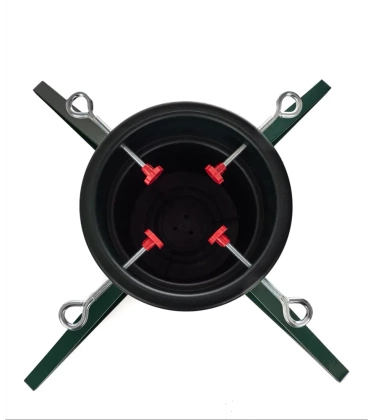 Stojak CHOINKOWY DUŻY ZIELONY metalowy pod choinkę drzewko z pojemnikiem