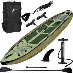 ZESTAW DESKA SUP DLA WĘDKARZY 150KG DMUCHANA 330x100x15CM