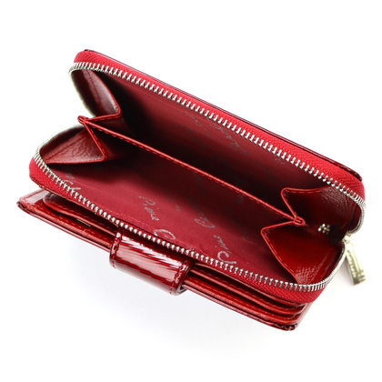 Nieduży portfel damski skórzany Pierre Cardin