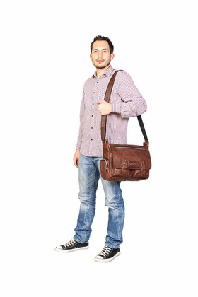 Torba na ramię KEMER VOOC Crazy Horse RCH5 camel