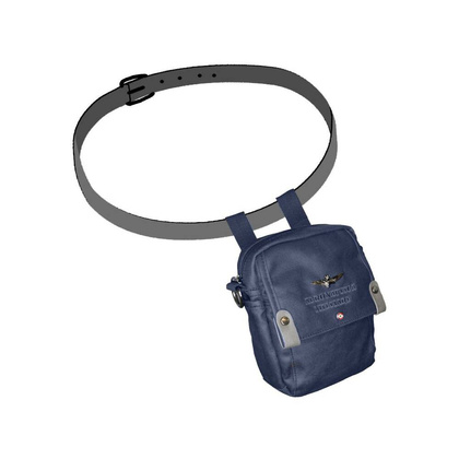 Torba na ramię AERONAUTICA MILITARE City Niebieska