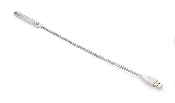 Lampka USB PROBE 29132 Srebrny