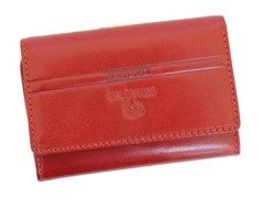 Portfel damski skórzany PELLUCCI 563 P5 Czerwony