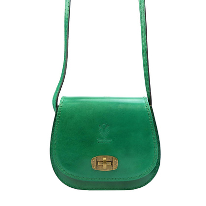 Torebka damska listonoszka, skóra naturalna