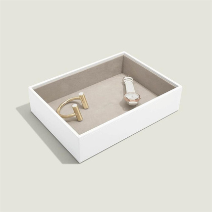 Szkatułka na biżuterię Stackers open classic biała