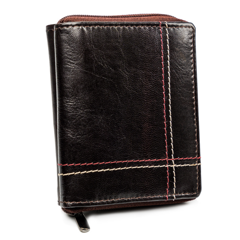 Portfel męski skórzany na karty