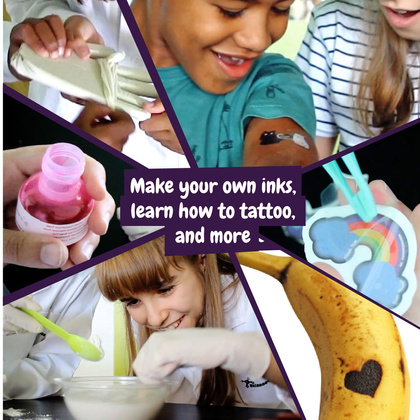 Tattoo Factory Kit III. Gra edukacyjna dostarczana z papierową torebką prezentową
