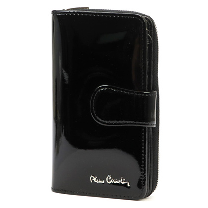 Portfel damski skórzany PIERRE CARDIN 07 SHINY 116 Czerwony
