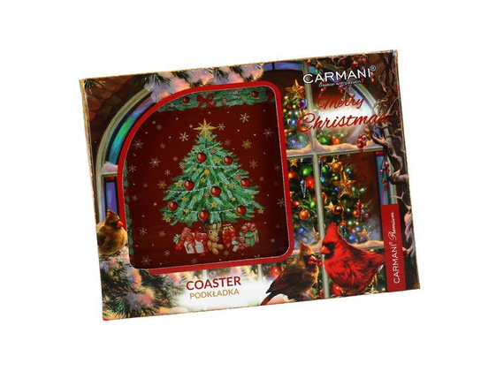 Podkładka szklana - Dekoracja świąteczna (CARMANI)