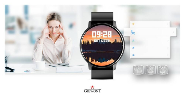 Smartwatch Giewont GW120-2 PRO Czarny