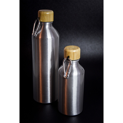 Butelka aluminiowa Isla 400ml, srebrny