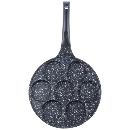 Patelnia do jajek placków pancakes naleśników granitowa GRANDE 27 cm