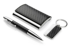 Zestaw upominkowy JOE brelok oraz długopis Czarny