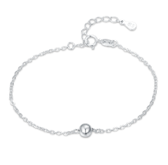 MINET Srebrna bransoletka kulki 5 mm