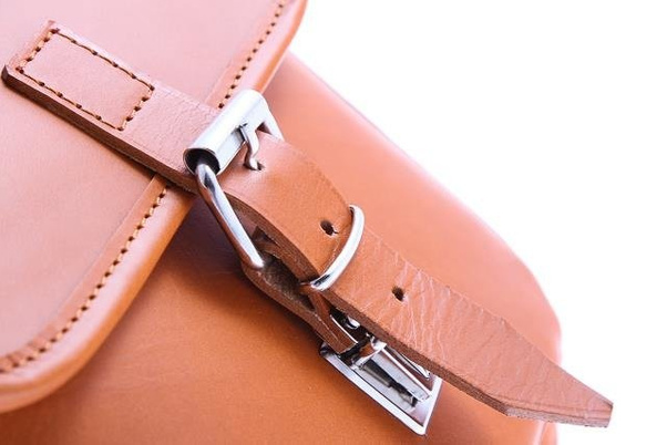 Duży plecak skórzany KEMER VOOC Vintage P38 koniak