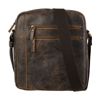 Torba męska skórzana vintage brąz TM380s285