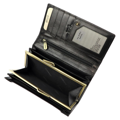 Portfel damski skórzany PELLUCCI 919-67 RFID Czarny