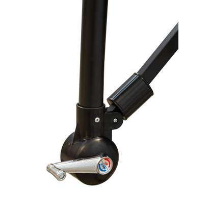 Parasol ogrodowy 300cm składany na wysięgniku zielony