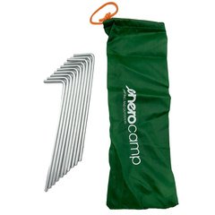 ŚLEDZIE SZPILKI DO NAMIOTU 18CM (15+3cm) KPL.10SZT METAL