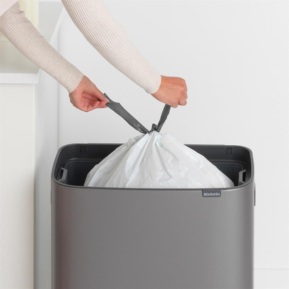 Kosz na śmieci Touch Bin Bo 60l platyna 223068
