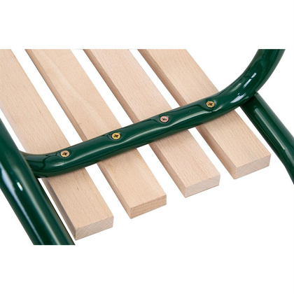 Sanki metalowe Kubuś bez oparcia zielone