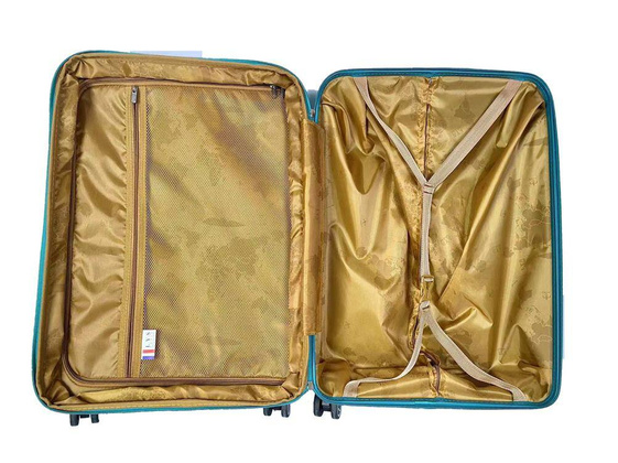 LYS Paris Salvador Średnia twarda niebieska walizka na kółkach 66 cm