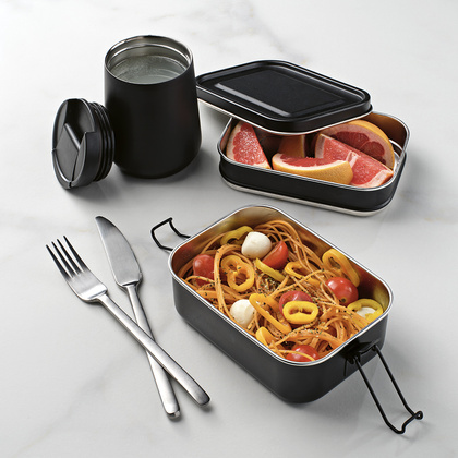 Tintoretto Pojemnik na lunch ze stali nierdzewnej z recyklingu 1240 ml
