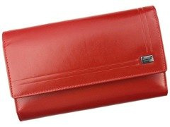 Portfel damski skórzany PELLUCCI CPR-047-BAR Czerwony