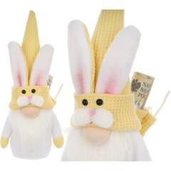 SKRZAT ZAJĄCZEK ŻÓŁTY 20CM Z WORKIEM NA PREZENT DEKORACJA WIOSENNA