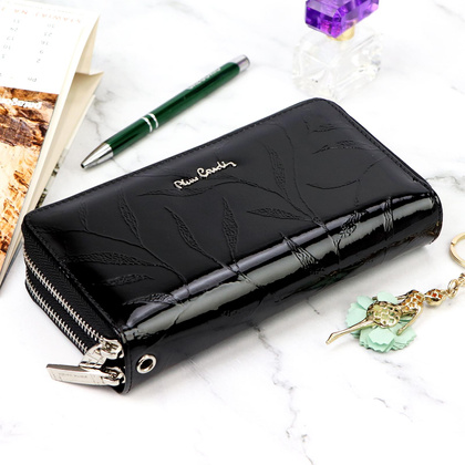 Duży portfel damski ze skóry naturalnej