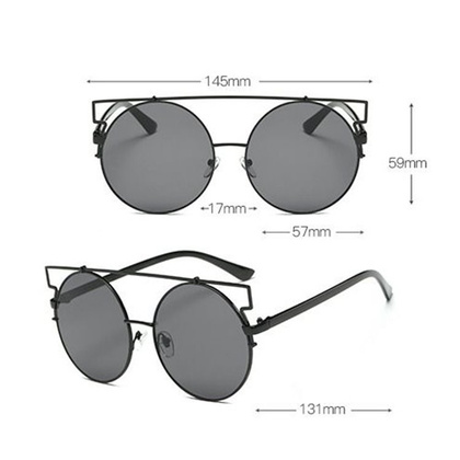 OKULARY LUSTRZANE OVER&amp;OVER - SREBRNE OK83WZ4